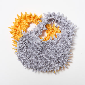 Spiky Shibori Tote Bag Bicolor