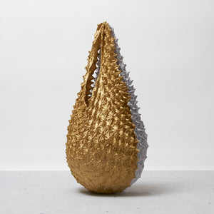 Spiky Shibori Tote Bag Bicolor