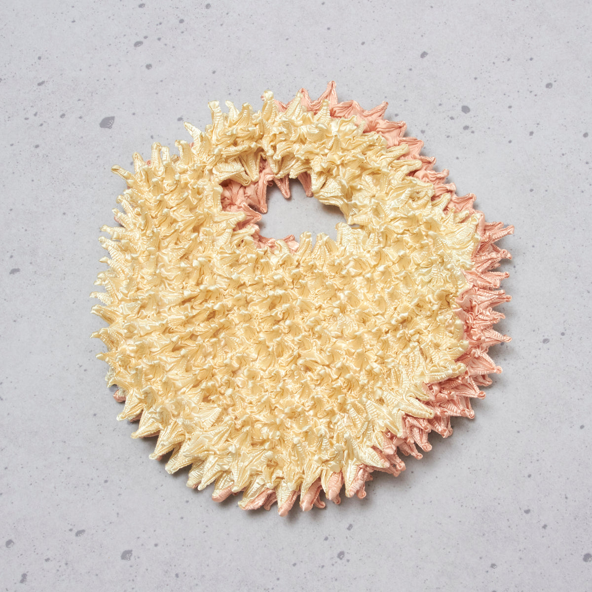 Spiky Shibori Tote Bag Bicolor