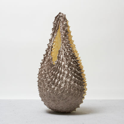 Spiky Shibori Tote Bag Bicolor