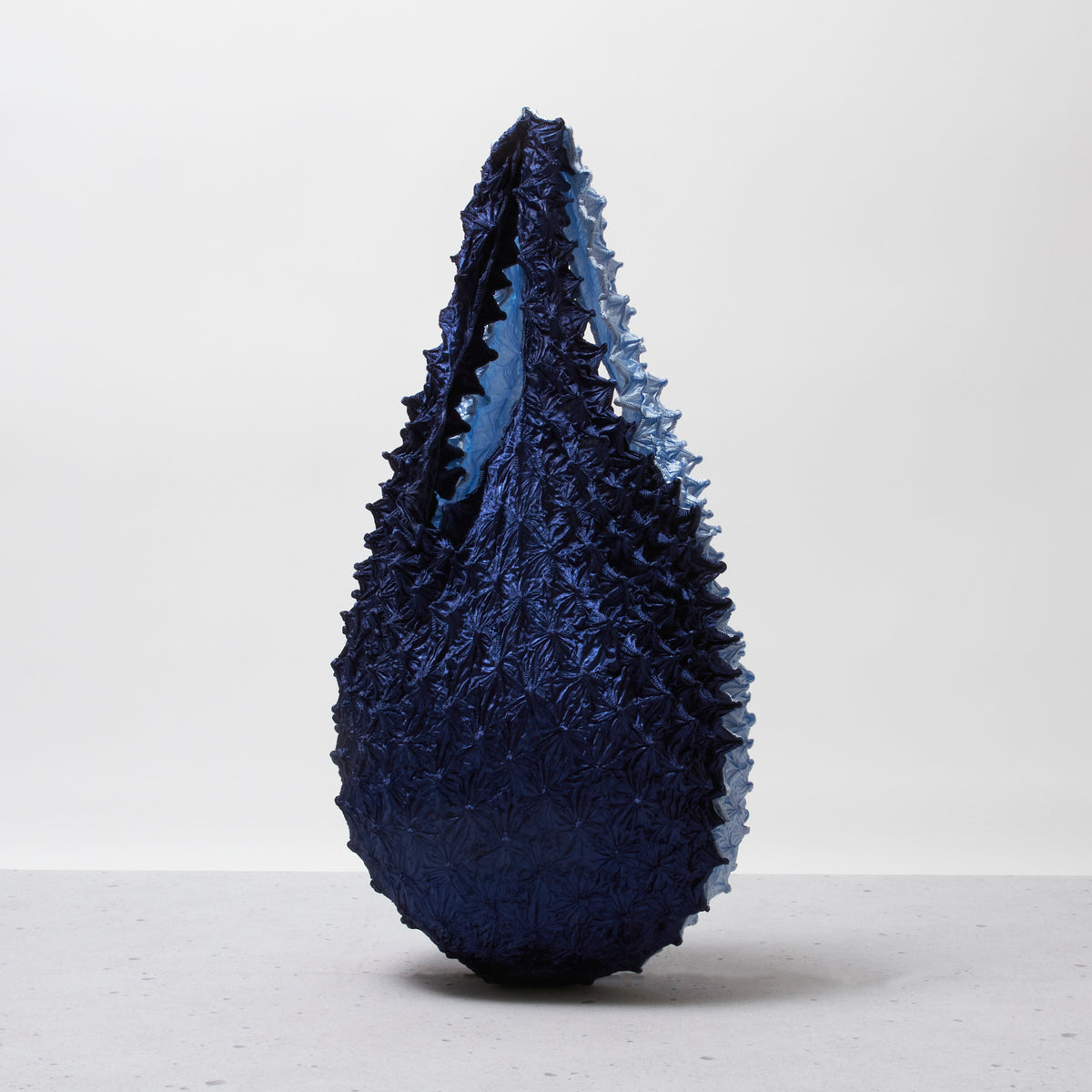 Spiky Shibori Tote Bag Bicolor