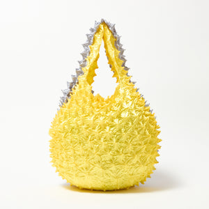 Spiky Shibori Tote Bag Bicolor