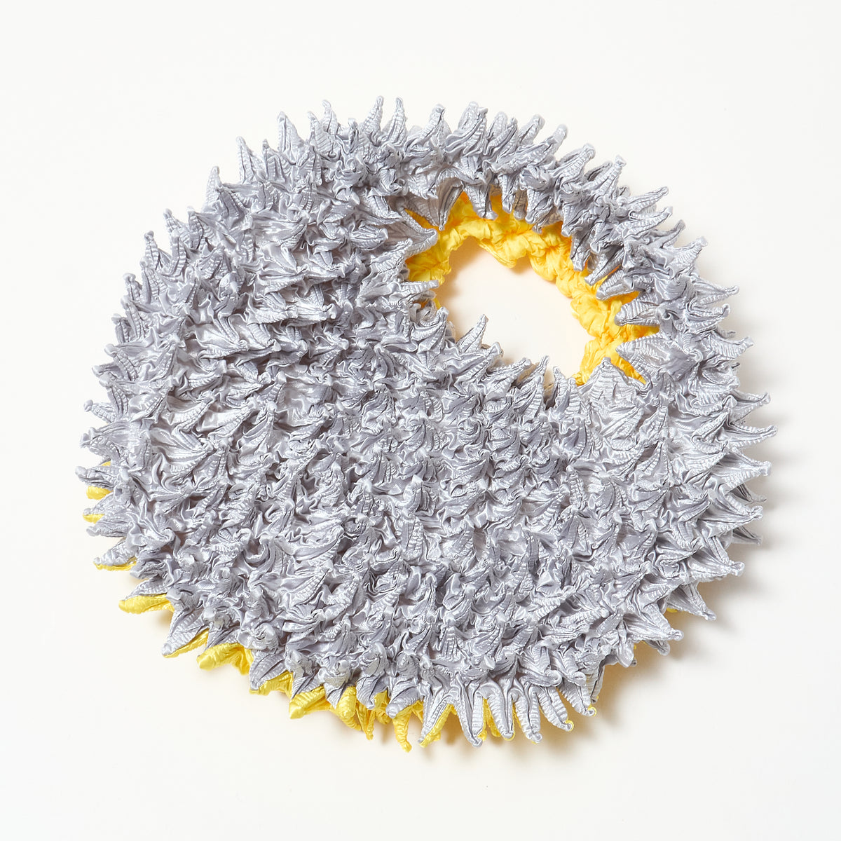 Spiky Shibori Tote Bag Bicolor