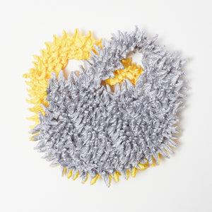Spiky Shibori Tote Bag Bicolor