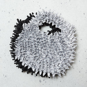 Spiky Shibori Tote Bag Bicolor