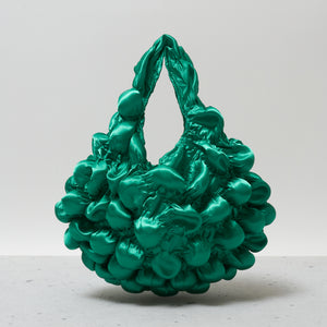 Large Pom-Pom Bags Satin