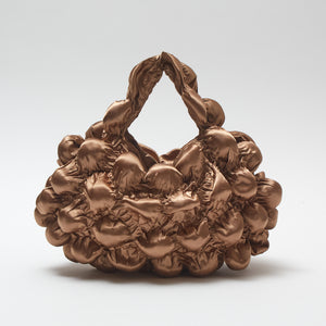 Large Pom-Pom Bags Satin