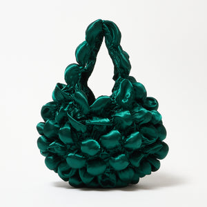 Large Pom-Pom Bags Satin