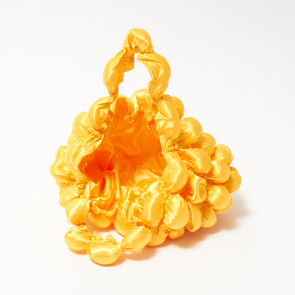 Large Pom-Pom Bags Satin