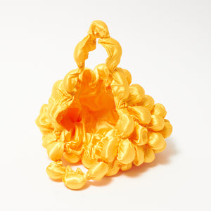 Large Pom-Pom Bags Satin