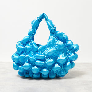 Large Pom-Pom Bags Satin