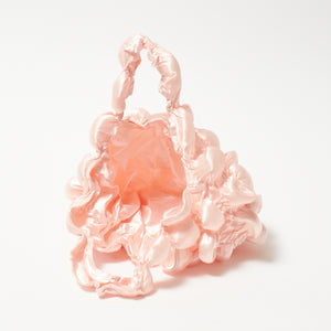 Large Pom-Pom Bags Satin