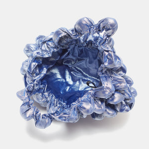 Large Pom-Pom Bag Metallic