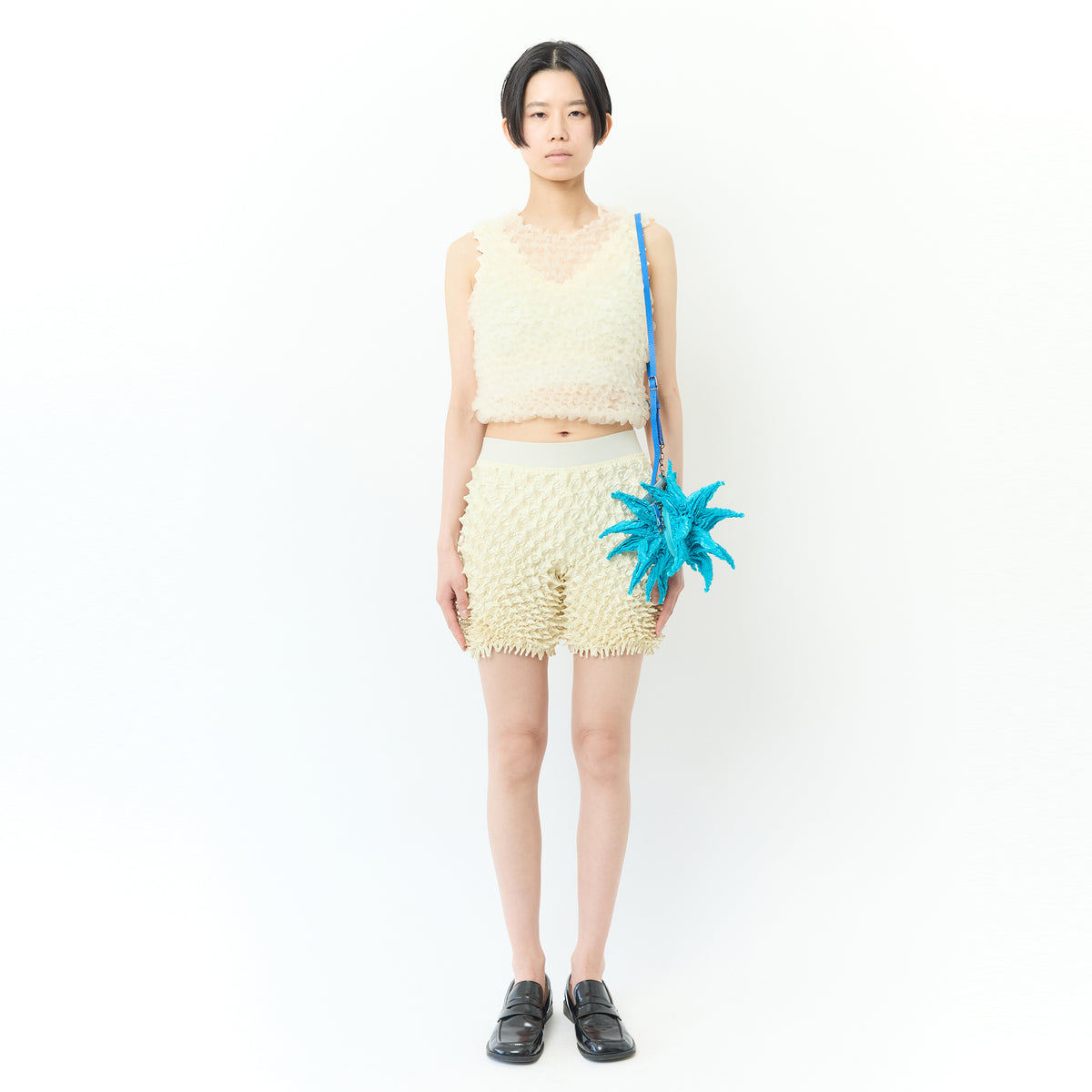 Obai Shibori Charm Shoulder Bag