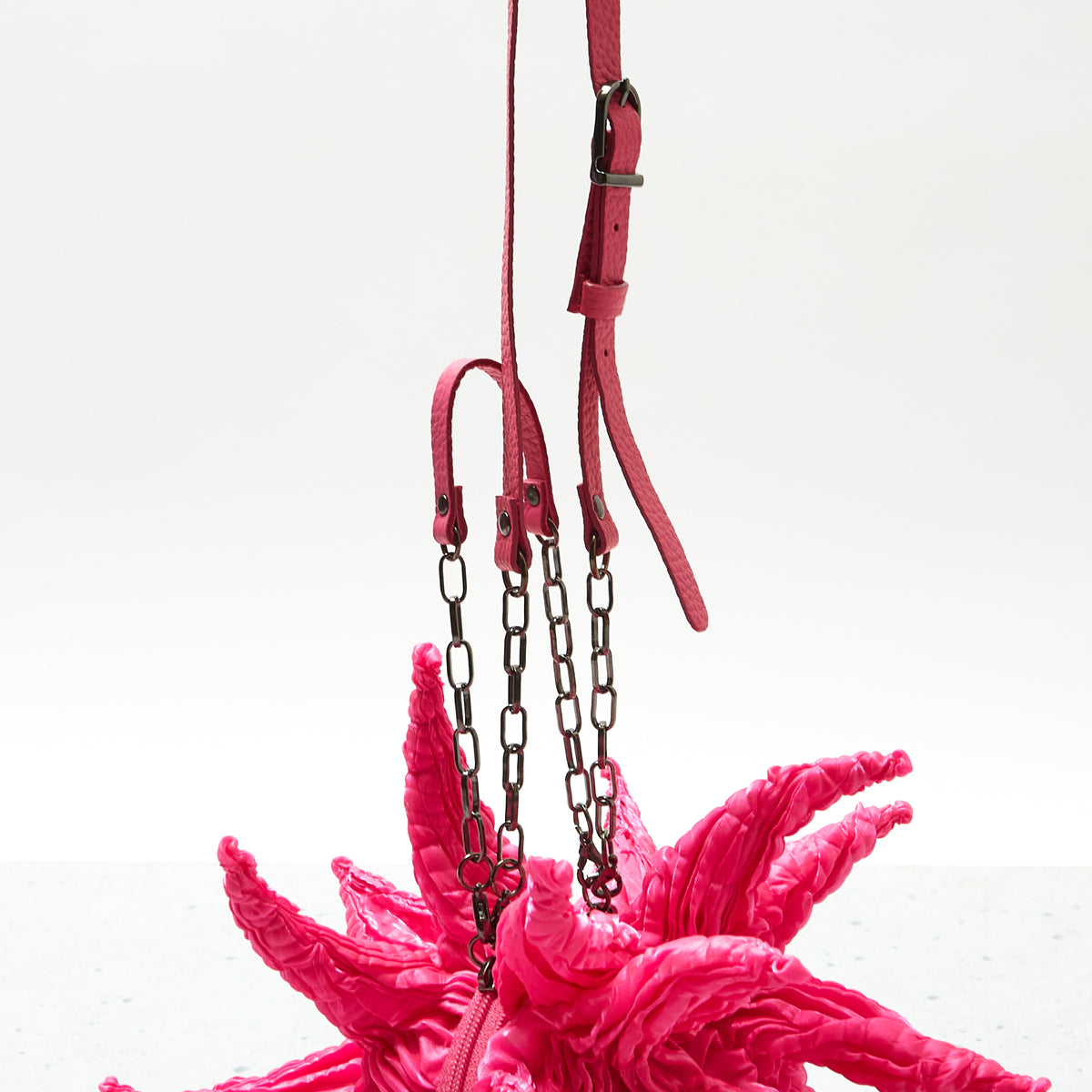 Obai Shibori Charm Shoulder Bag