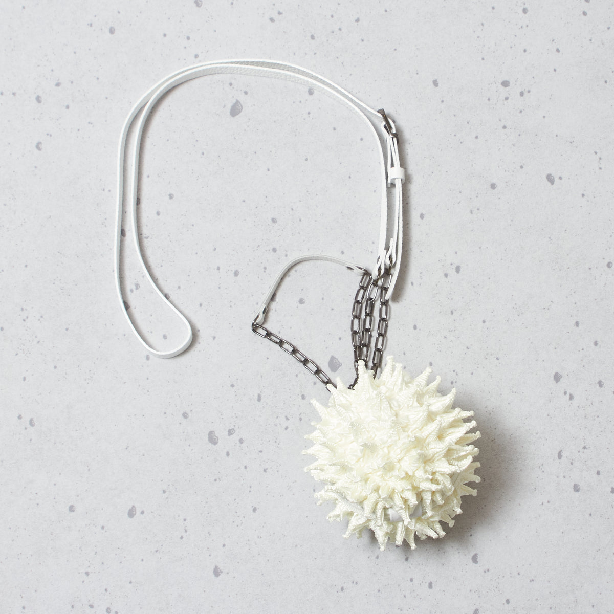 Spiky Shibori Charm Shoulder Bag