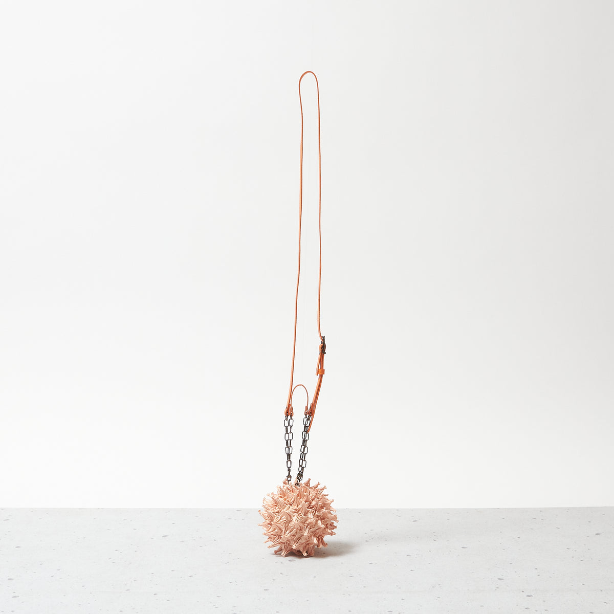 Spiky Shibori Charm Shoulder Bag