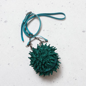 Spiky Shibori Charm Shoulder Bag