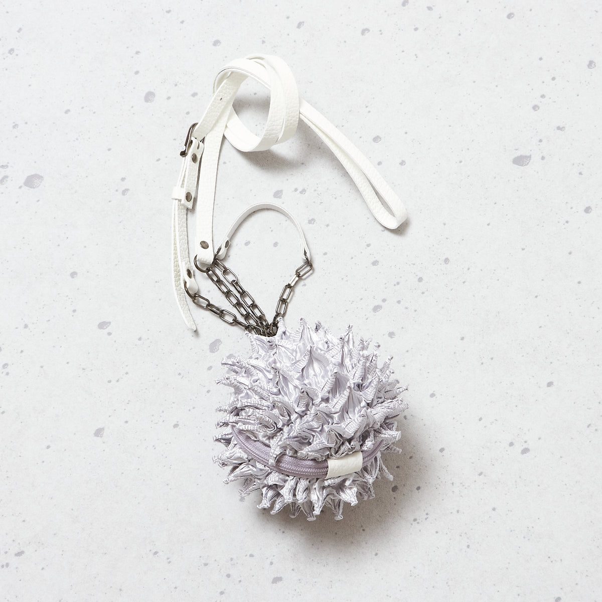 Spiky Shibori Charm Shoulder Bag