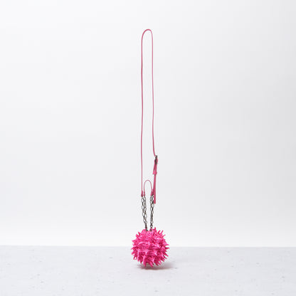 Spiky Shibori Charm Shoulder Bag