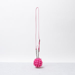 Spiky Shibori Charm Shoulder Bag