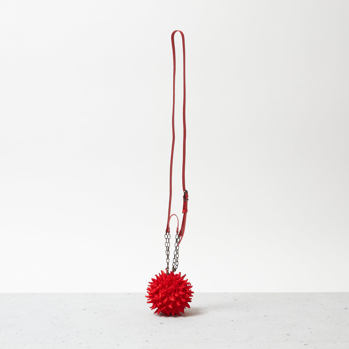 Spiky Shibori Charm Shoulder Bag