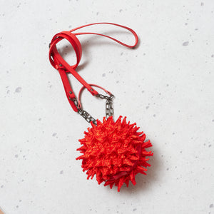 Spiky Shibori Charm Shoulder Bag