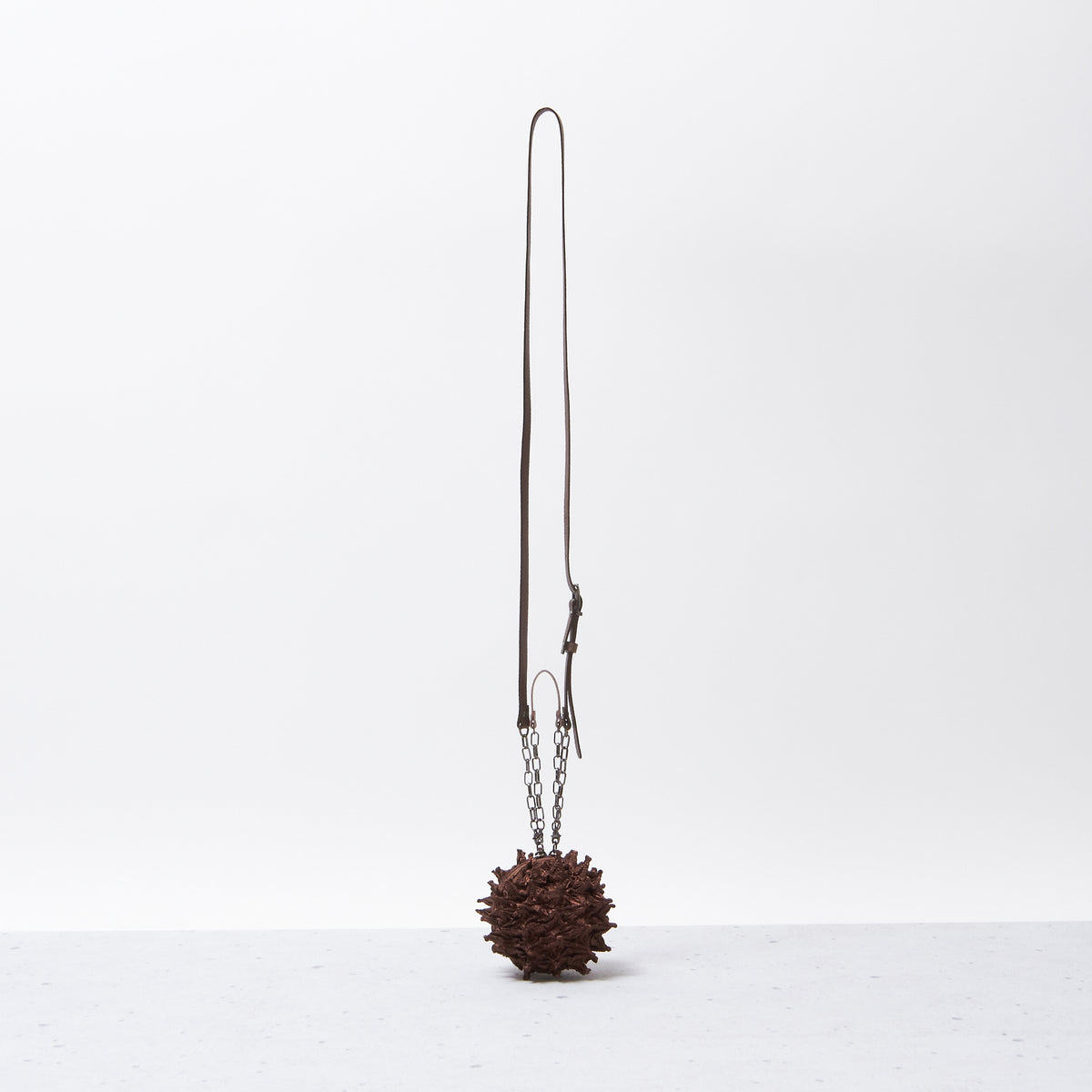 Spiky Shibori Charm Shoulder Bag