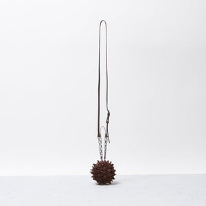Spiky Shibori Charm Shoulder Bag