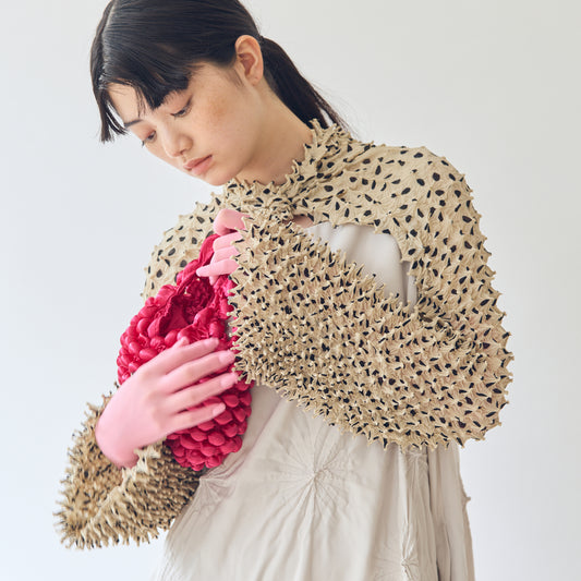 Small Pom-Pom Bags - Satin