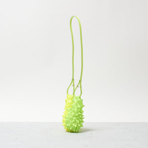 Mini Shoulder Bag with Leather Strap - BiColor