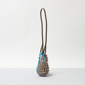 Mini Shoulder Bag with Leather Strap - BiColor