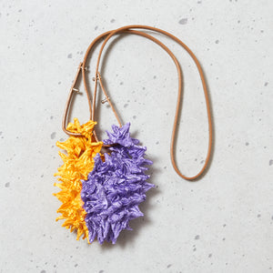 Mini Shoulder Bag with Leather Strap - BiColor