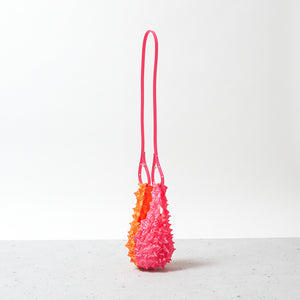 Mini Shoulder Bag with Leather Strap - BiColor