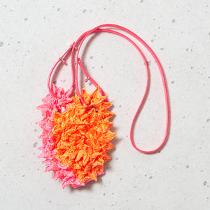 Mini Shoulder Bag with Leather Strap - BiColor