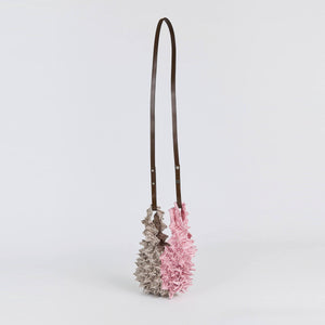 Mini Shoulder Bag with Leather Strap - BiColor