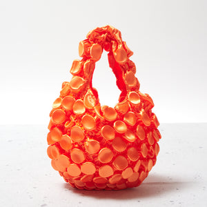 Button Shibori Bag - Satin 
