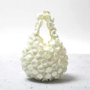 Button Shibori Bag - Satin 