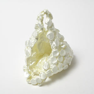 Button Shibori Bag - Satin 