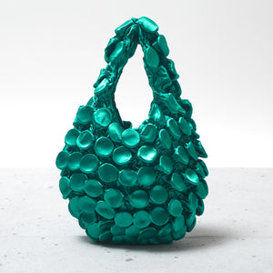 Button Shibori Bag - Satin 