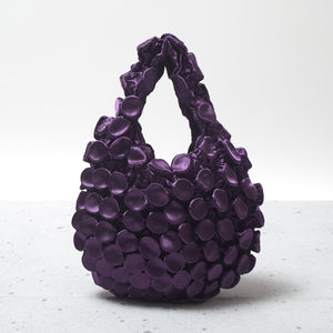 Button Shibori Bag - Satin 