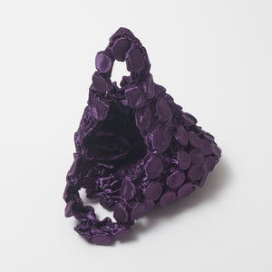 Button Shibori Bag - Satin 