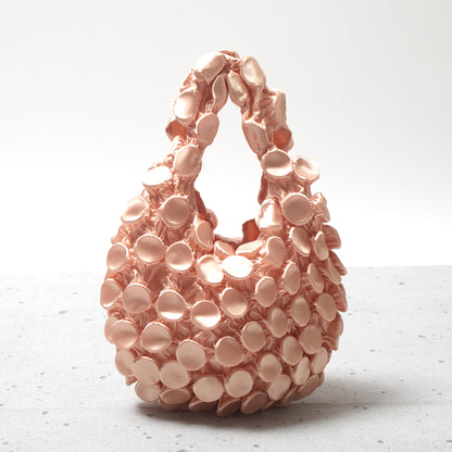Button Shibori Bag - Satin 