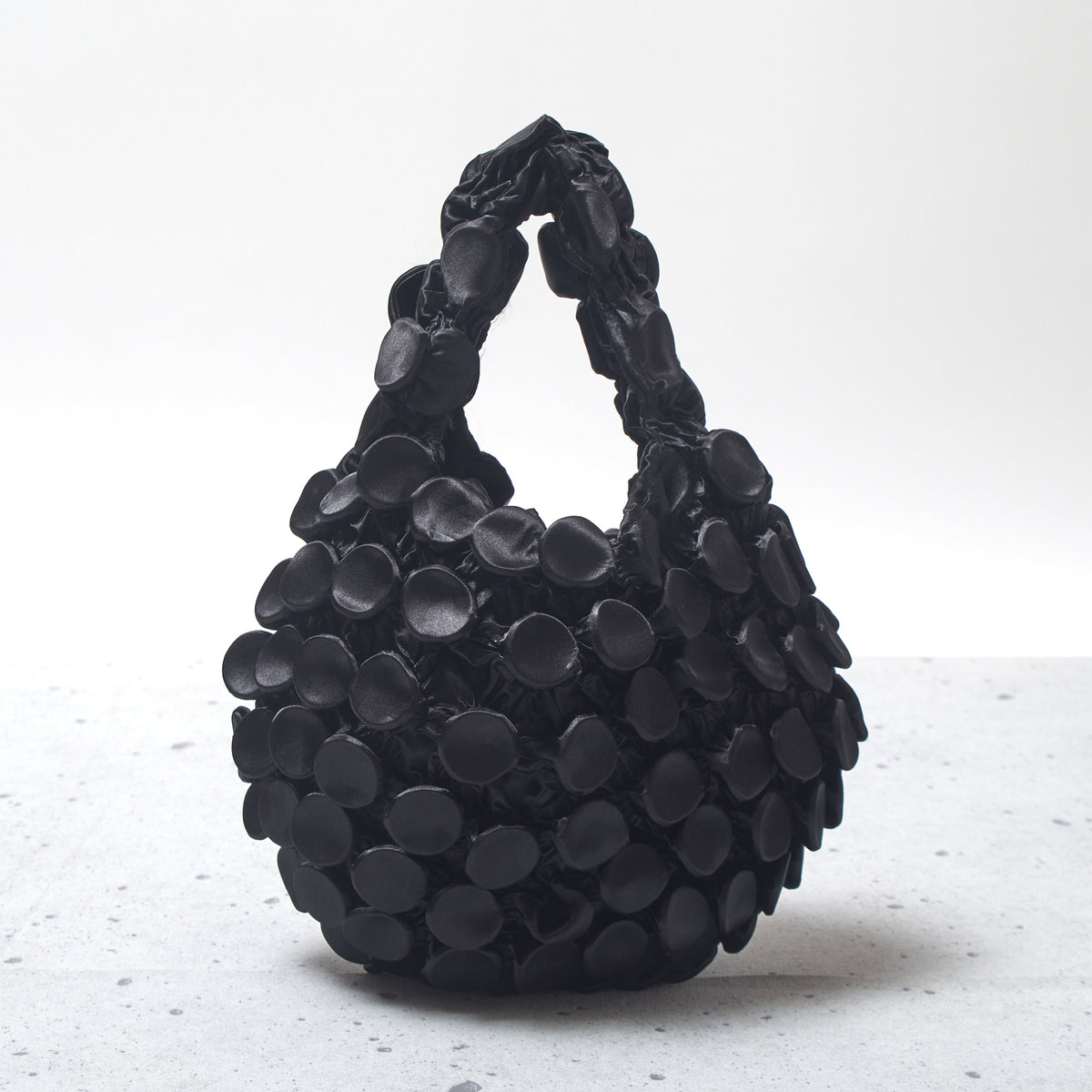 Button Shibori Bag - Satin 