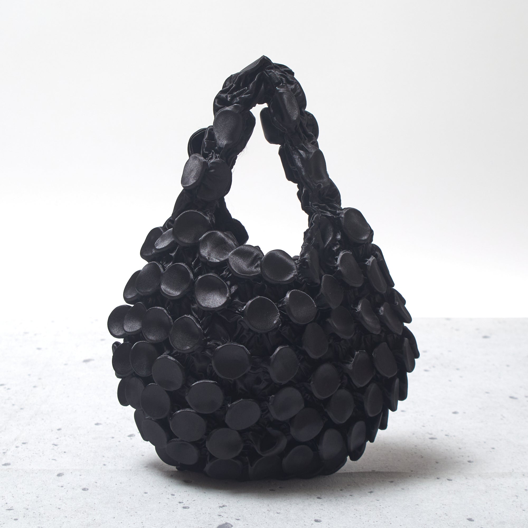 Button Shibori Bag - Satin - BUNZABURO