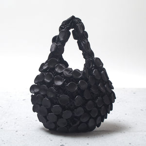 Button Shibori Bag - Satin 