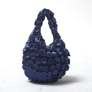 Button Shibori Bag - Satin 