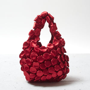 Button Shibori Bag - Satin 
