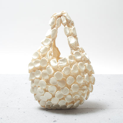 Button Shibori Bag - Satin 