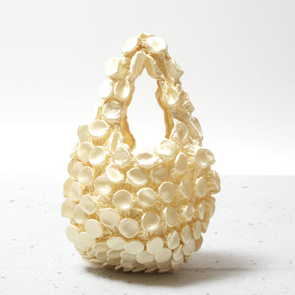 Button Shibori Bag - Satin 